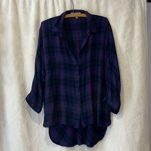 Philosophy Long sleeve button down. Plaid. Very soft fabric.